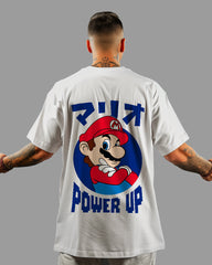 Mens Oversized Tshirt Gaming Mario 1