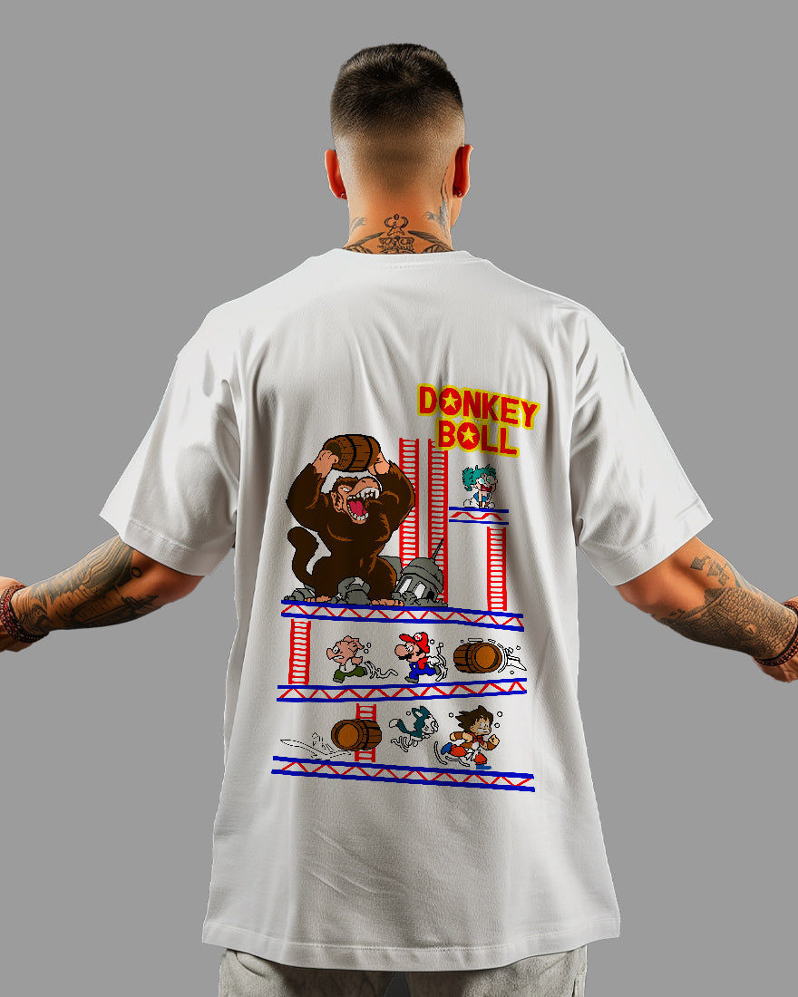 Mens Oversized Tshirt Gaming Mario 7