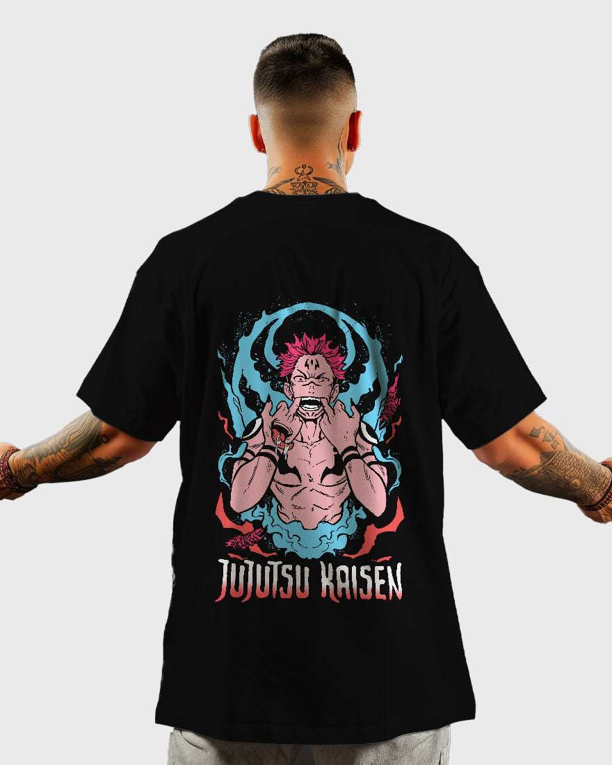 Mens Oversized Tshirt Anime Jujutsu Kaisen 1