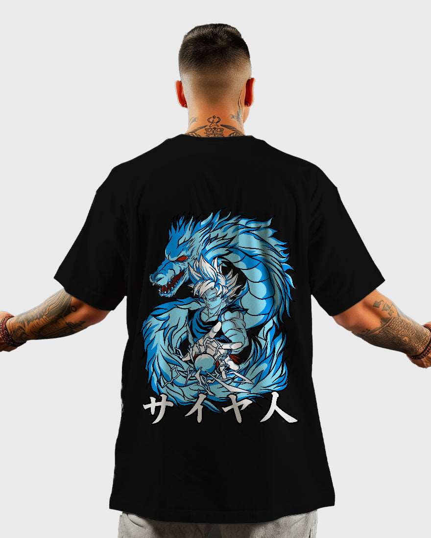 Mens Oversized Tshirt Anime Dragonballz Goku 1