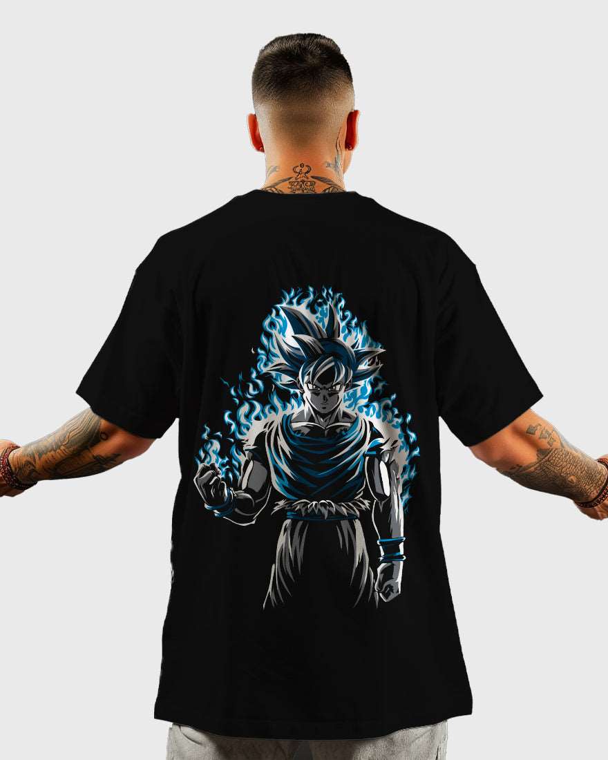 Mens Oversized Tshirt Anime Dragonballz Goku 2