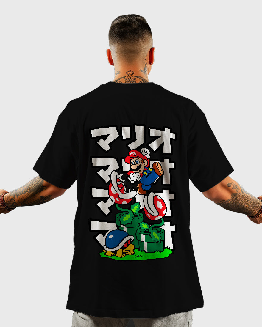 Mens Oversized Tshirt Gaming Mario 9