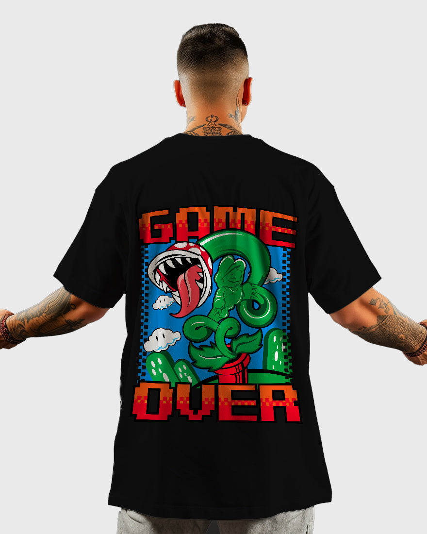 Mens Oversized Tshirt Gaming Mario 10