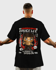 Mens Oversized Tshirt Movies Bruce Lee