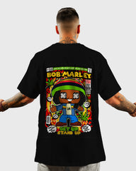 Mens Oversized Tshirt Movies Bob Marley