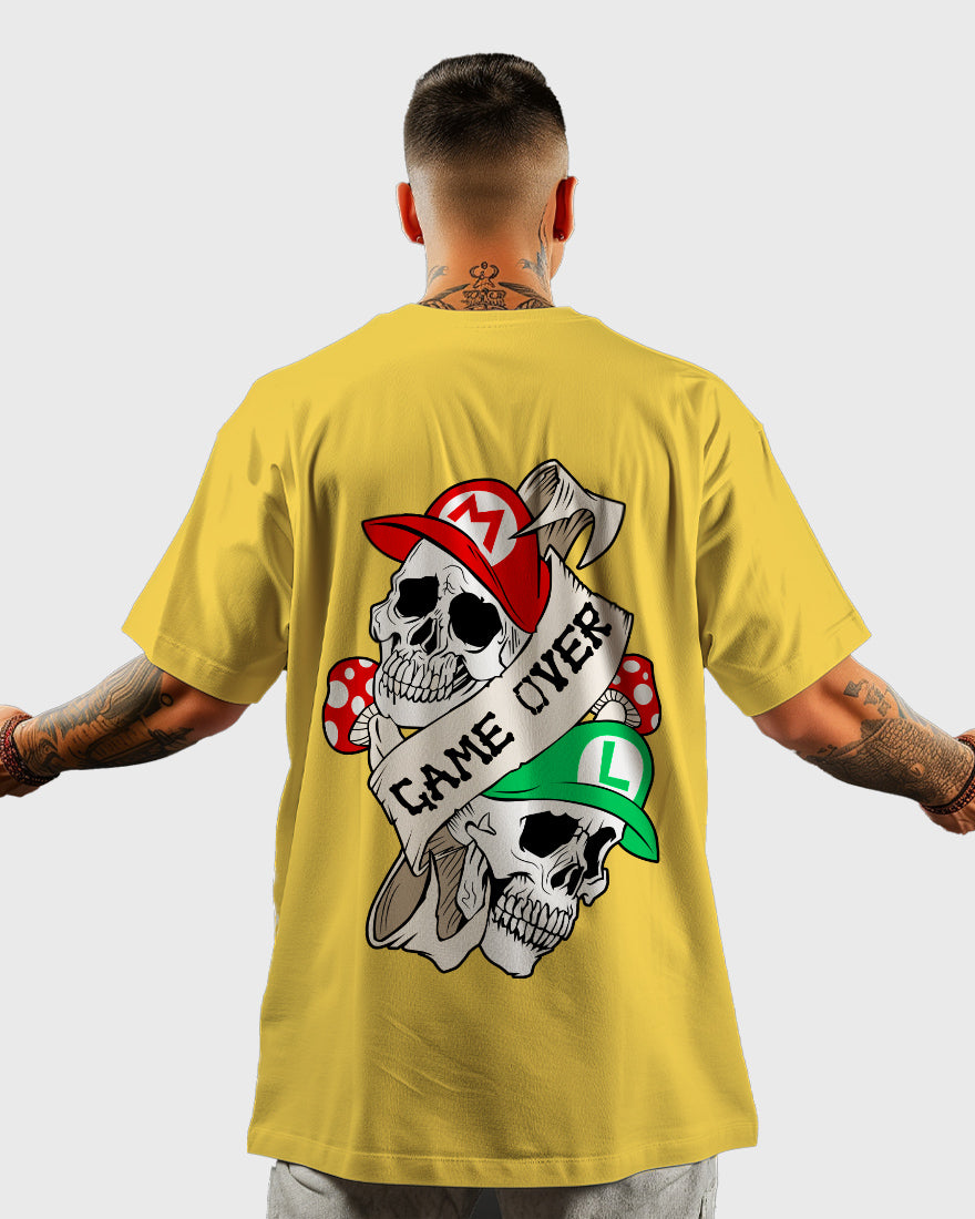 Mens Oversized Tshirt Gaming Mario 6