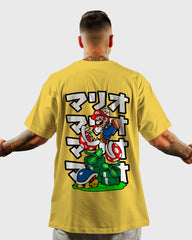 Mens Oversized Tshirt Gaming Mario 9