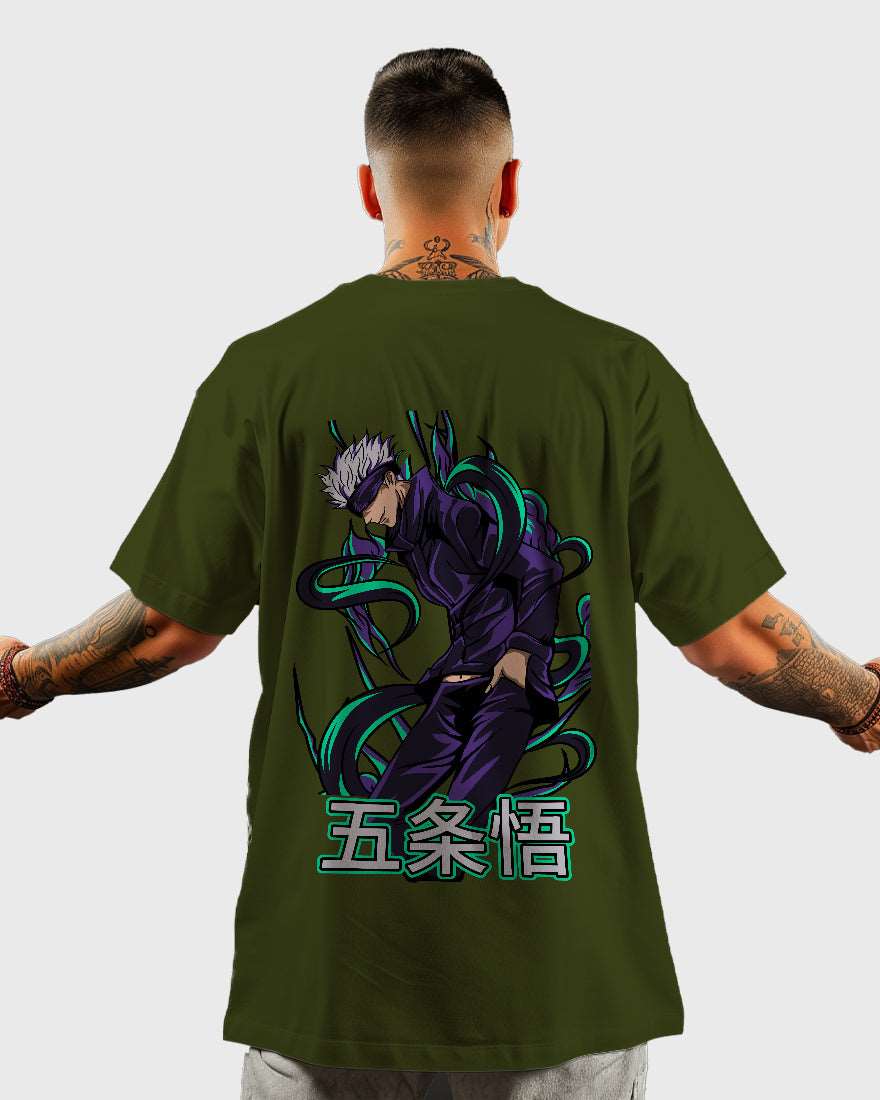 Mens Oversized Tshirt Anime Jujutsu Kaisen 8