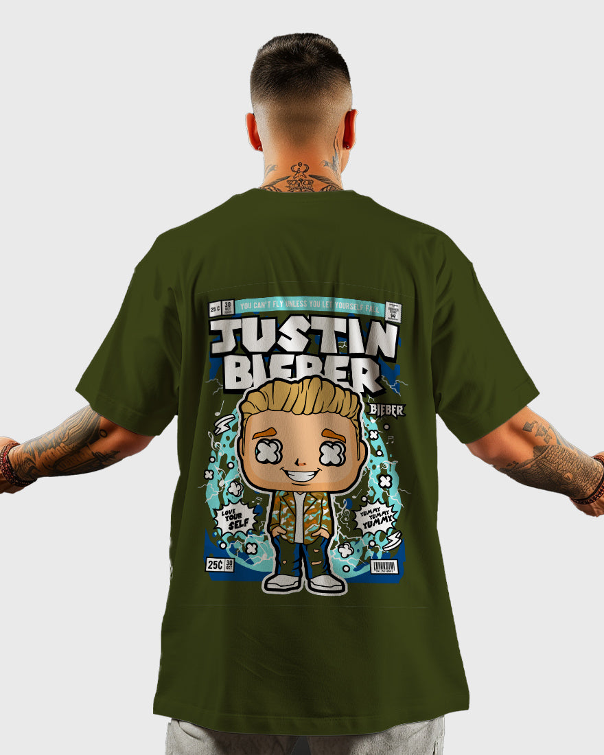 Mens Oversized Tshirt Trendings Limited Edition Bieber