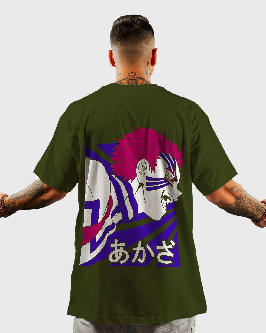 Mens Oversized Tshirt Anime Demonslayer 3