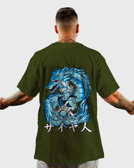 Mens Oversized Tshirt Anime Dragonballz Goku 1