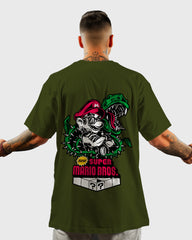 Mens Oversized Tshirt Gaming Mario 4