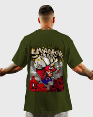 Mens Oversized Tshirt Gaming Mario 3