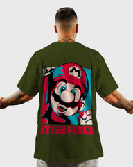 Mens Oversized Tshirt Gaming Mario 5