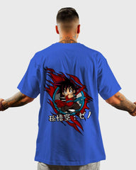 Mens Oversized Tshirt Anime Dragonballz Goku Kid