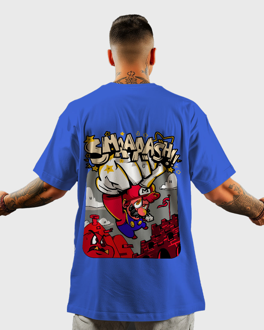 Mens Oversized Tshirt Gaming Mario 3