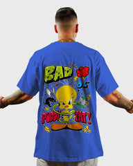 Mens Oversized Tshirt Cartoon Loony Tunes Tweety