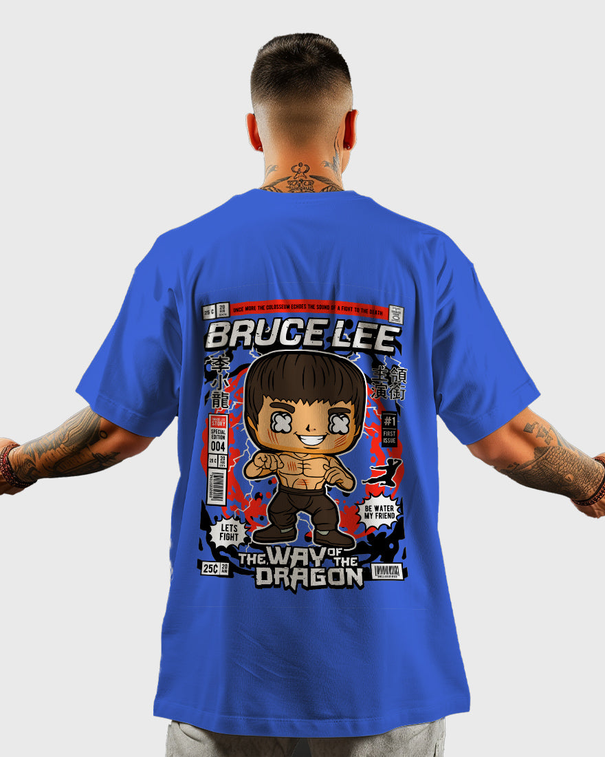 Mens Oversized Tshirt Movies Bruce Lee