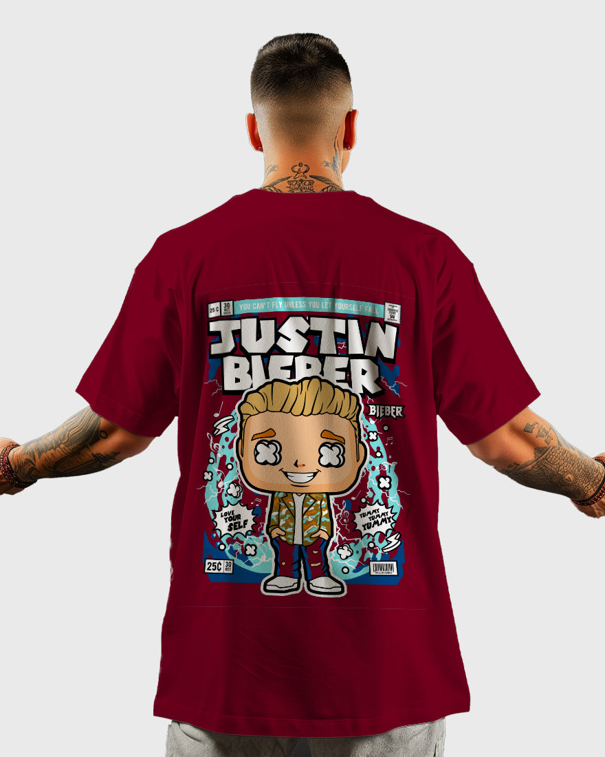 Mens Oversized Tshirt Trendings Limited Edition Bieber