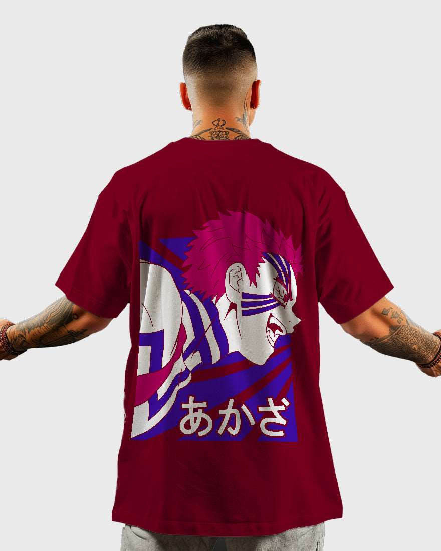 Mens Oversized Tshirt Anime Demonslayer 3