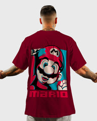 Mens Oversized Tshirt Gaming Mario 5