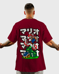 Mens Oversized Tshirt Gaming Mario 9