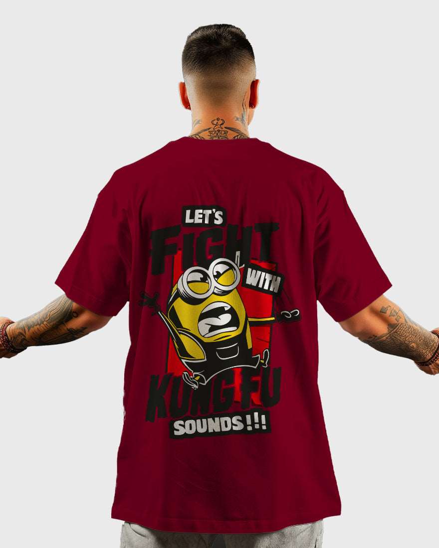 Mens Oversized Tshirt Cartoon Minions Bob