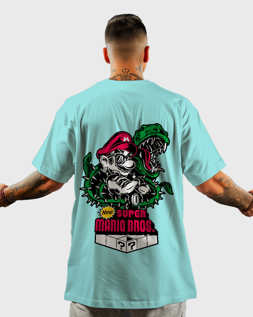 Mens Oversized Tshirt Gaming Mario 4