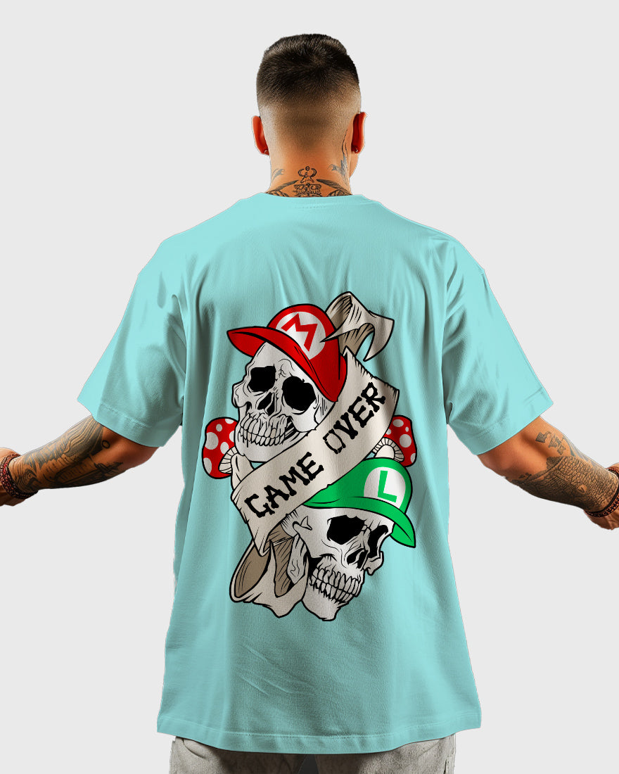 Mens Oversized Tshirt Gaming Mario 6