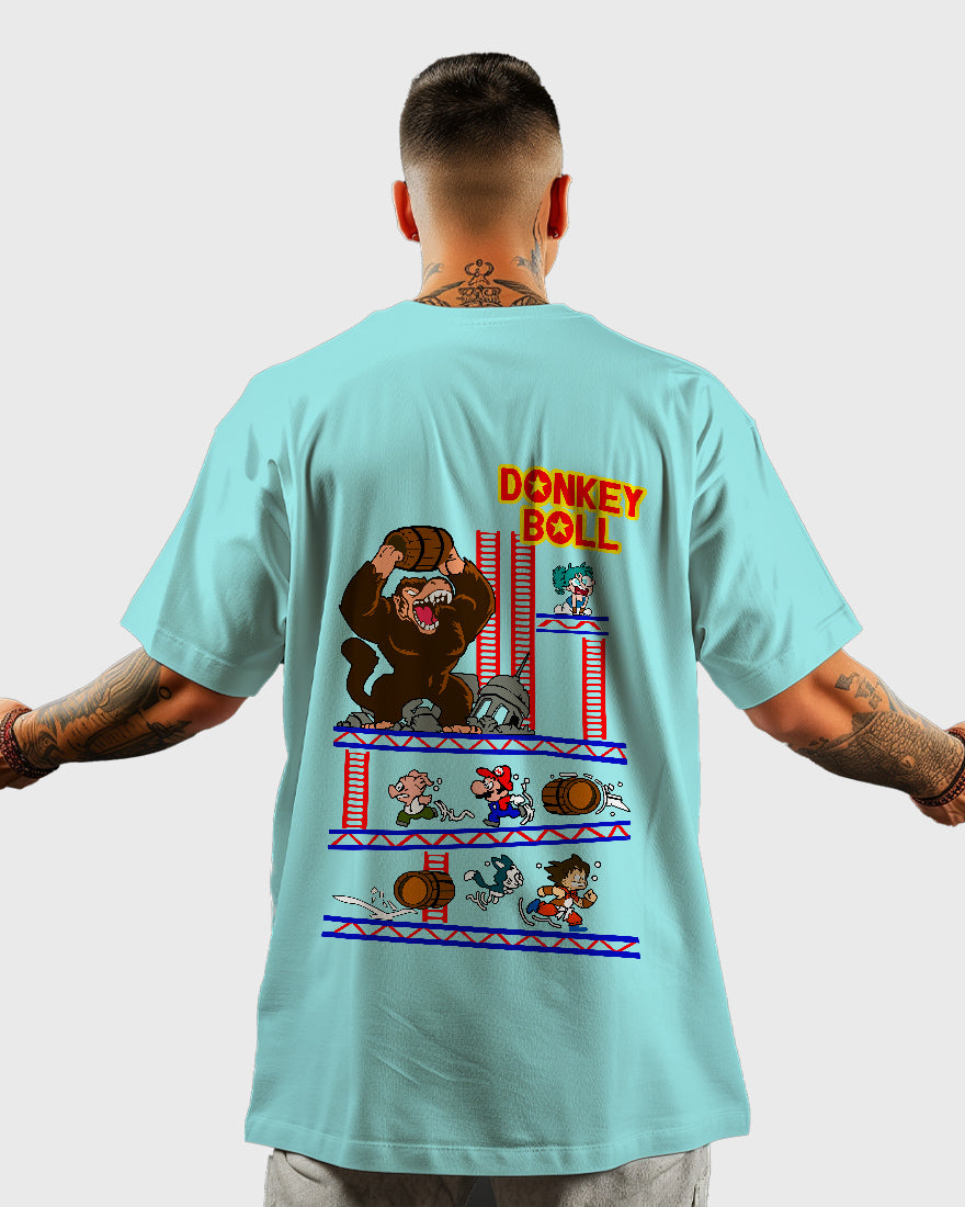 Mens Oversized Tshirt Gaming Mario 7