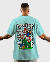 Mens Oversized Tshirt Gaming Mario 9