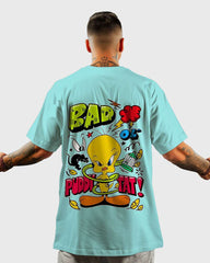 Mens Oversized Tshirt Cartoon Loony Tunes Tweety