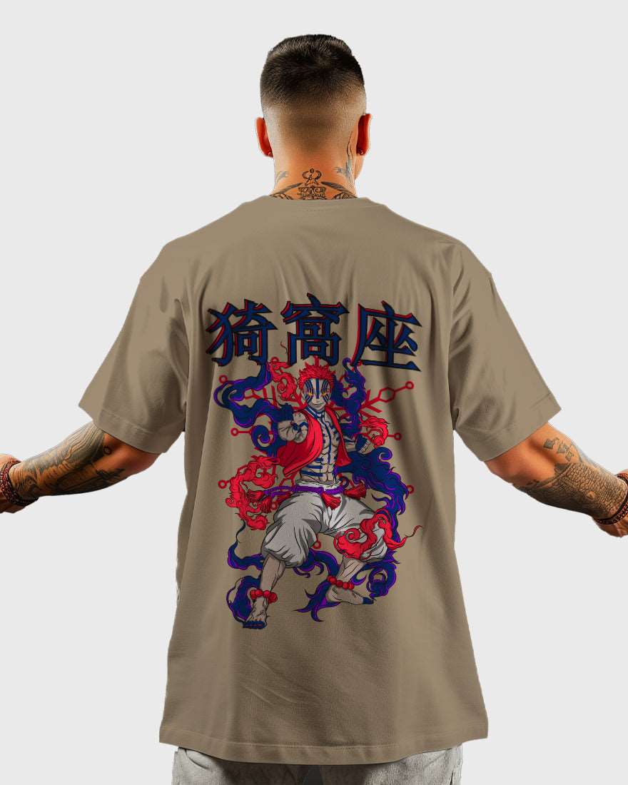 Mens Oversized Tshirt Anime Demonslayer 1