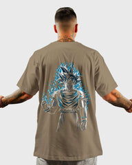 Mens Oversized Tshirt Anime Dragonballz Goku 2