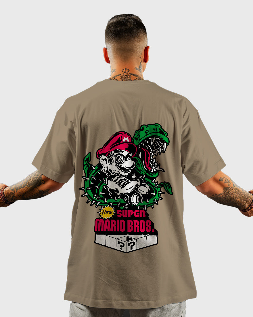 Mens Oversized Tshirt Gaming Mario 4