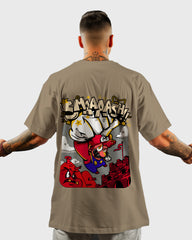 Mens Oversized Tshirt Gaming Mario 3