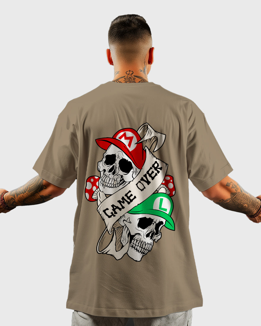 Mens Oversized Tshirt Gaming Mario 6