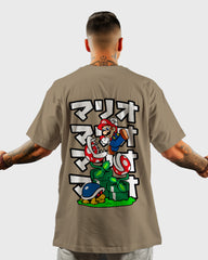 Mens Oversized Tshirt Gaming Mario 9