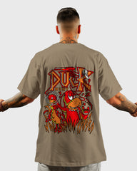 Mens Oversized Tshirt Gaming Duck Hunt