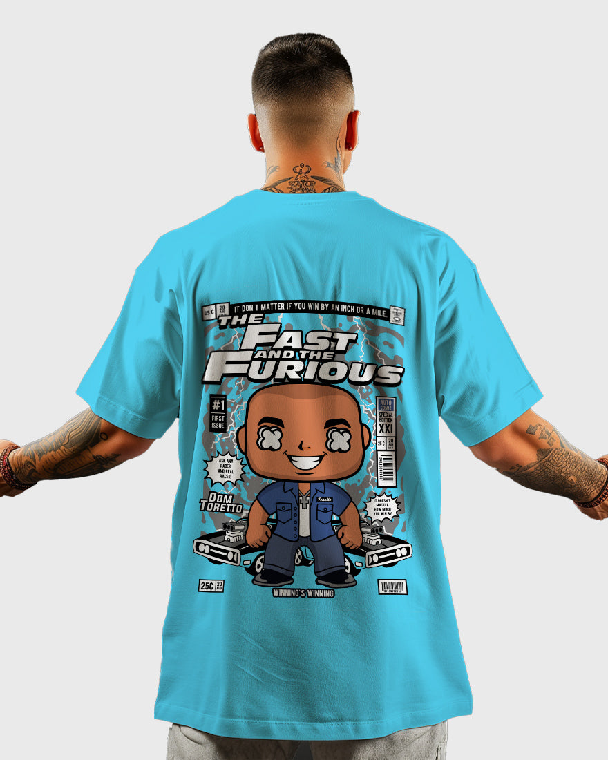 Mens Oversized Tshirt Movies Toretto