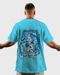 Mens Oversized Tshirt Anime Dragonballz Goku 1