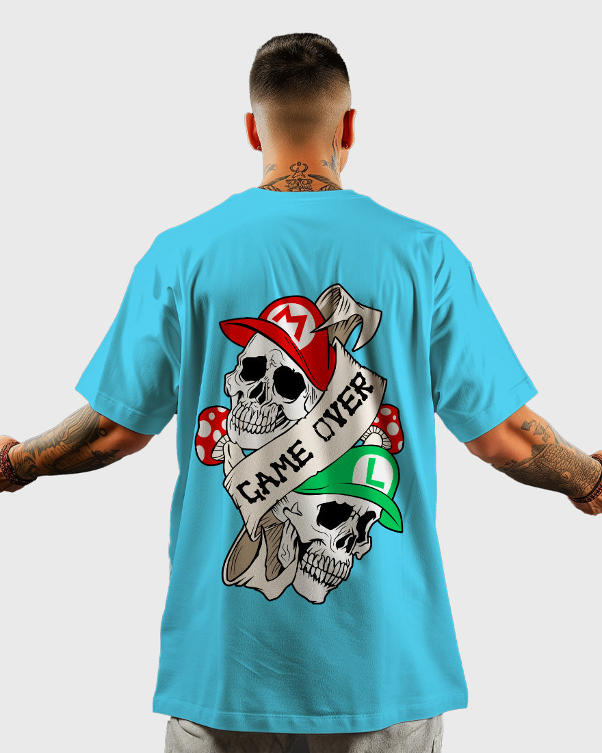 Mens Oversized Tshirt Gaming Mario 6