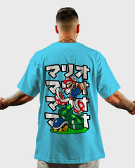 Mens Oversized Tshirt Gaming Mario 9