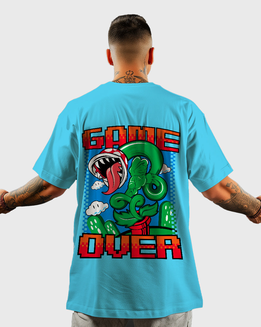 Mens Oversized Tshirt Gaming Mario 10