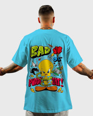 Mens Oversized Tshirt Cartoon Loony Tunes Tweety