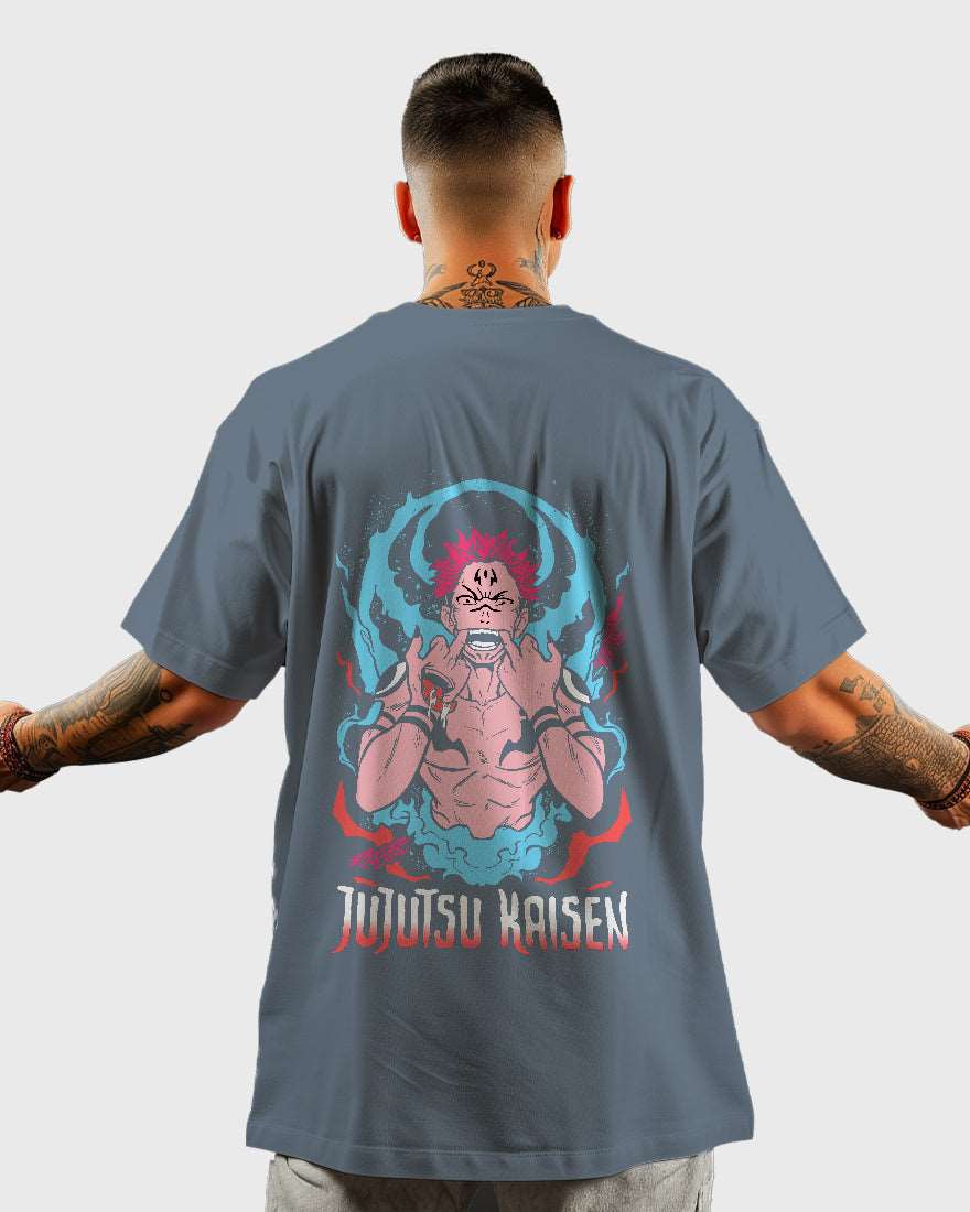 Mens Oversized Tshirt Anime Jujutsu Kaisen 1