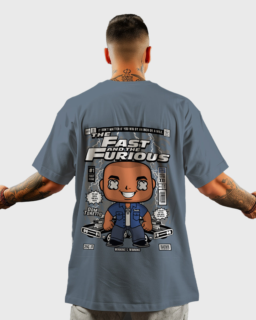 Mens Oversized Tshirt Movies Toretto