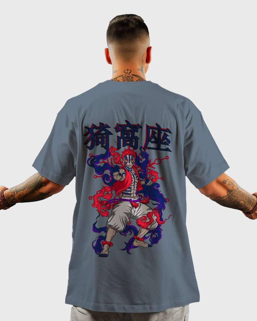 Mens Oversized Tshirt Anime Demonslayer 1