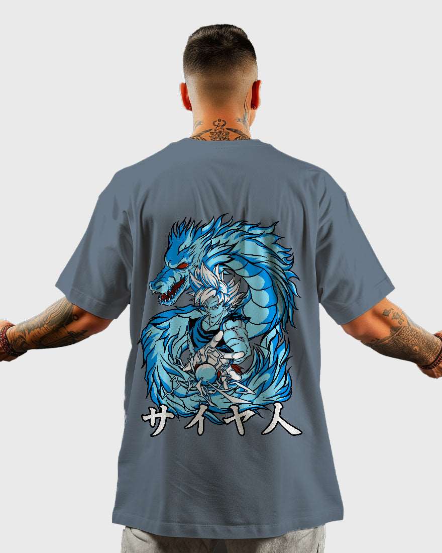 Mens Oversized Tshirt Anime Dragonballz Goku 1