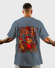 Mens Oversized Tshirt Gaming Duck Hunt